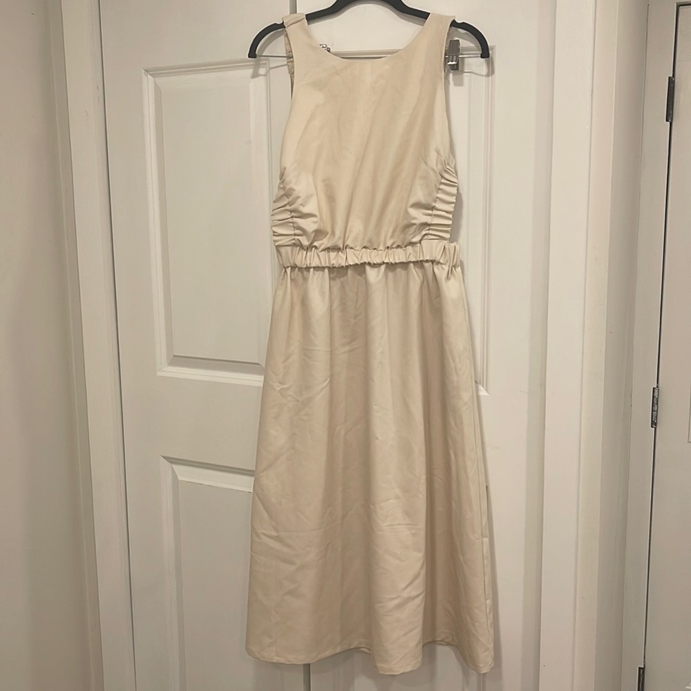 NWT line and dot backless midi dress size small